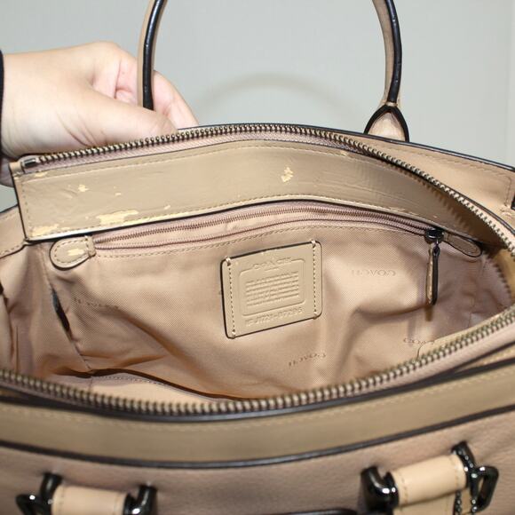 Coach Swagger 27 in Beechwood Beige Coach Retail - Picture 11 of 15